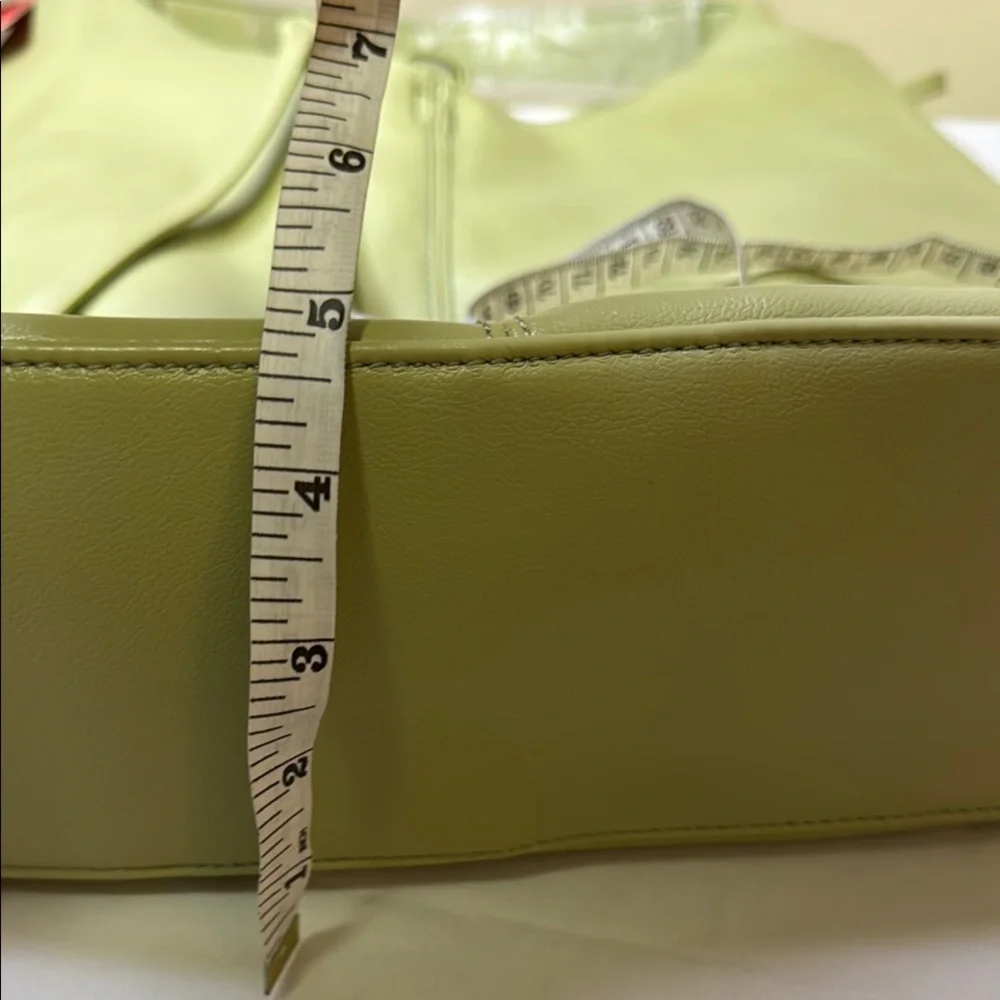 Green‎ Hobo Bag with Minimalist Design and Relaxed Silhouette